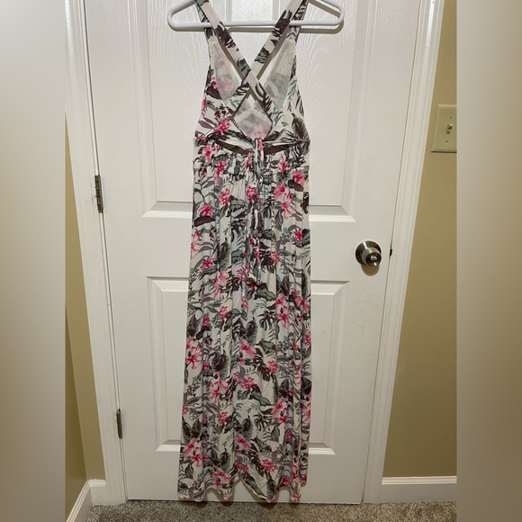 Sim & Sam’s Women’s V Neck Maxi Dress Cross Strap Small - Picture 3 of 13